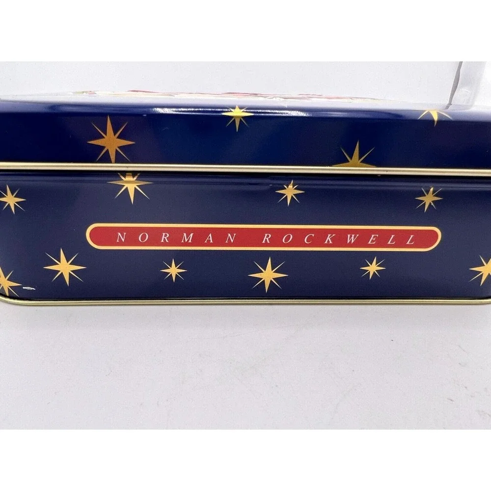 Vintage Circa 1947 Norman Rockwell Snickers‎ Container Tin